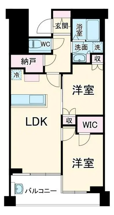 フィールド川和 1階階 間取り