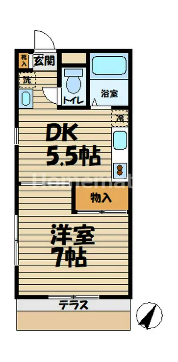 メゾンプリムラ 1階階 間取り