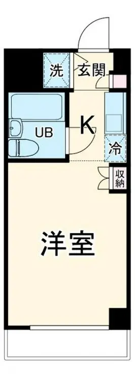 ウィンベルソロ横浜阪東橋1号館 3階階 間取り