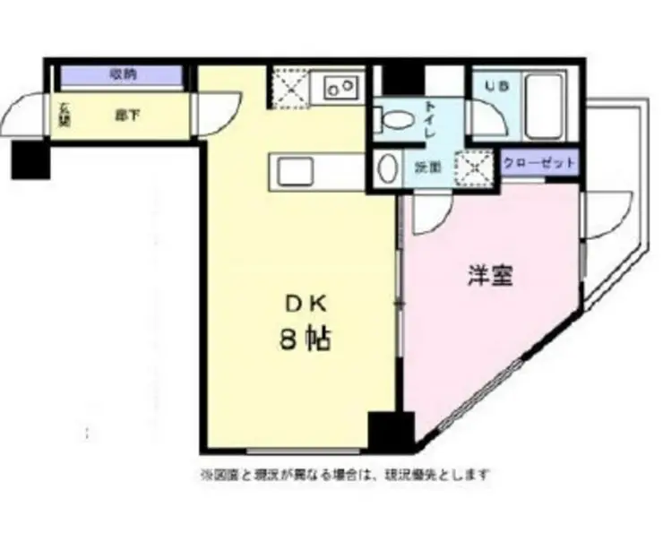 ベルファース麻布十番 7階階 間取り