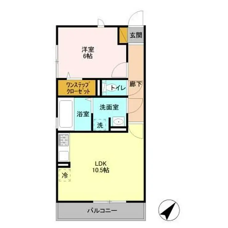アヴニール21 3階階 間取り