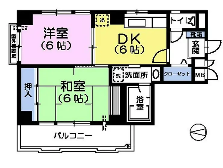 サンナップコート 3階階 間取り