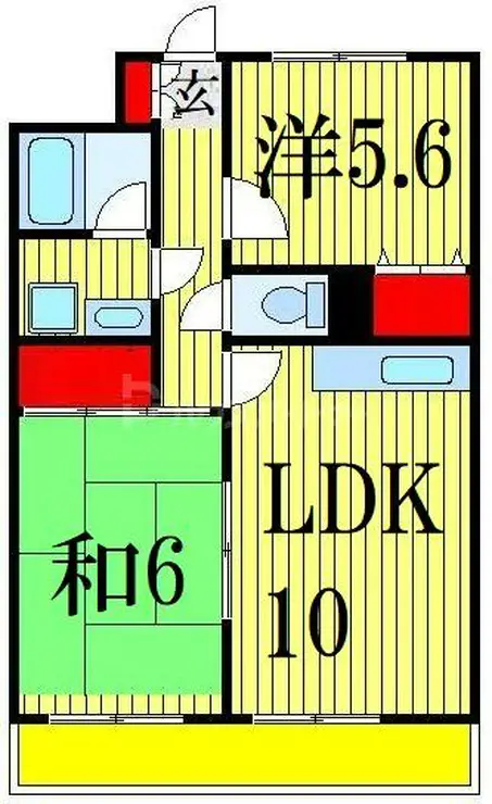 メイグリーン塚田 5階階 間取り