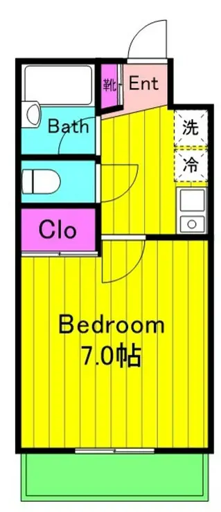 ヴォーヌング美音 3階階 間取り