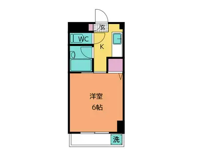 BELL PALACE(1K/5階)の間取り写真