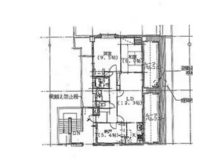 ラメージュ・K(2SLDK/7階)の間取り写真