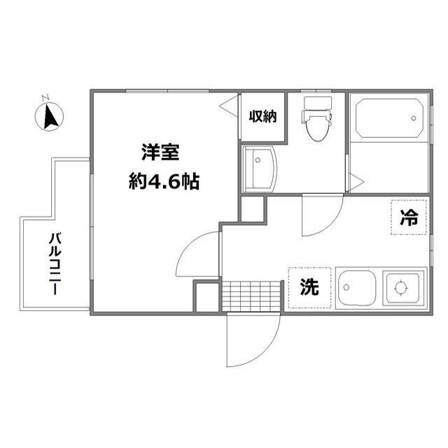 OPHTHAL WASEDA(1K/3階)の間取り写真