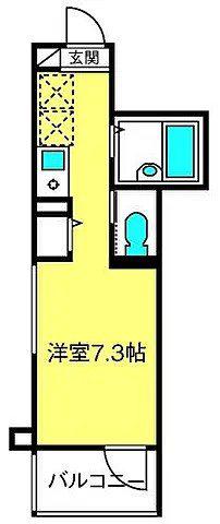 MELDIA大宮北A A(ワンルーム/2階)の間取り写真