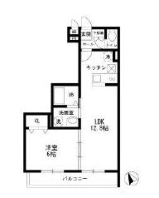 ESPOIR MAISON K(1LDK/3階)の間取り写真