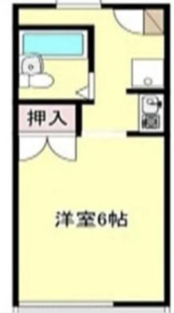 ブレッシング南大泉(ワンルーム/3階)の間取り写真