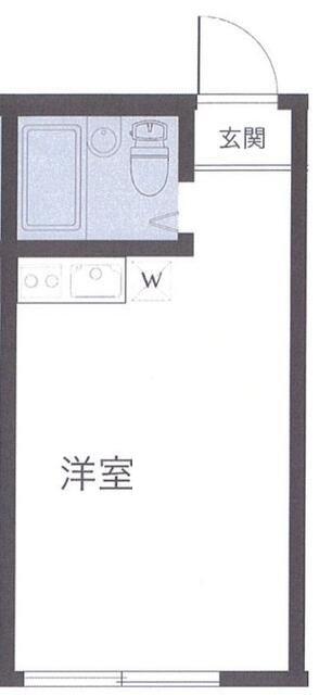ライフピア中野坂上(ワンルーム/1階)の間取り写真