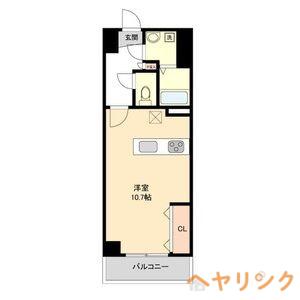 デュオフィール守山(ワンルーム/7階)の間取り写真