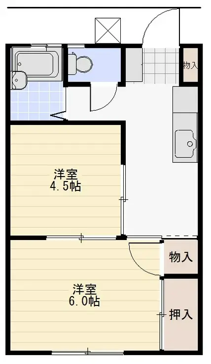 パールハイツ 1階階 間取り