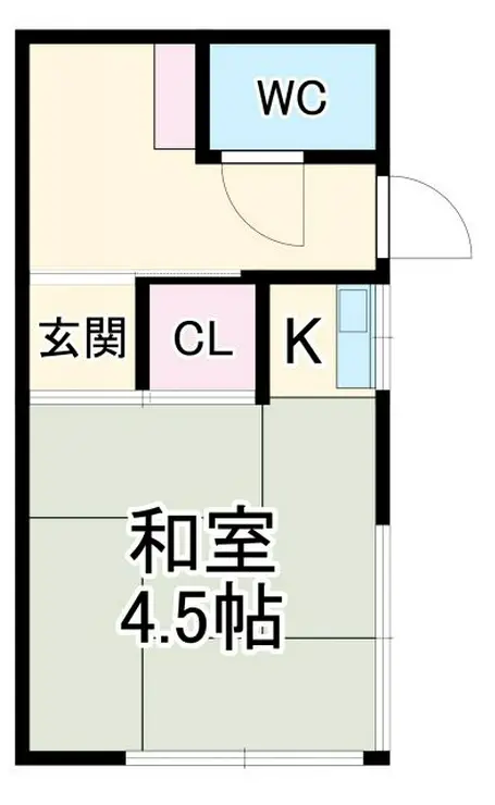 幸福荘 2階階 間取り