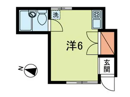 STハイム高円寺(ワンルーム/1階)の間取り写真