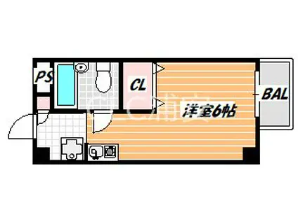 LANDY新浦安(ワンルーム/2階)の間取り写真
