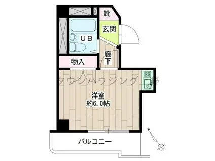エスパッソ綾瀬(1K/4階)の間取り写真