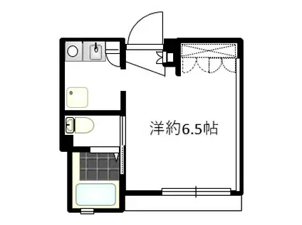 アッソラート横浜(ワンルーム/1階)の間取り写真