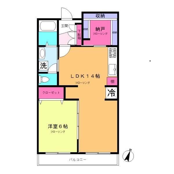 センチュリーみたけ(1SLDK/3階)の間取り写真
