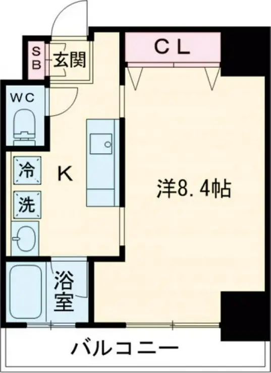 リーフコンフォート赤羽 8階階 間取り