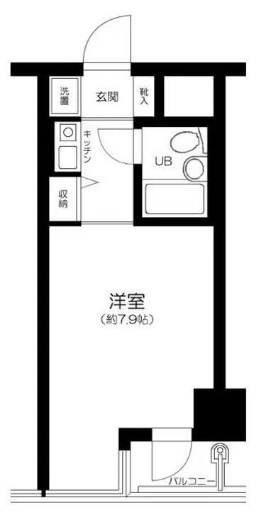 アクシルコート新大橋 4階階 間取り