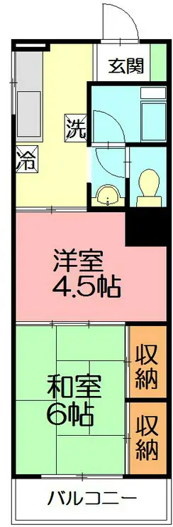 ながくら荘 2階階 間取り
