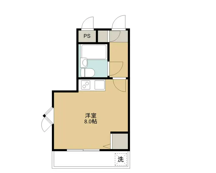 煉瓦館61 1階階 間取り