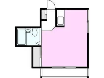 第一澤ビル(ワンルーム/4階)の間取り写真