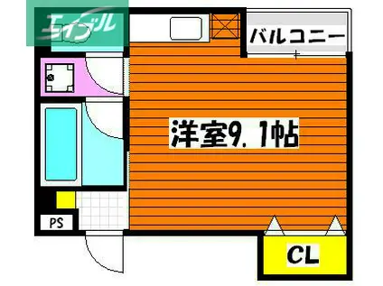 Nポート大供(1K/2階)の間取り写真