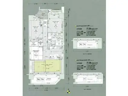 プレサンス錦エボリューション(3LDK/4階)の間取り写真