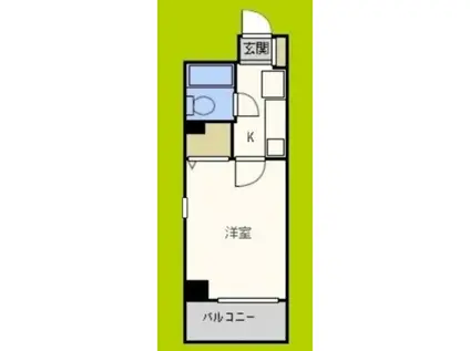 エスリード 北梅田(1K/4階)の間取り写真