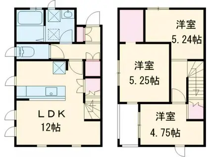 MAISON DE GRACE(3LDK/1階)の間取り写真