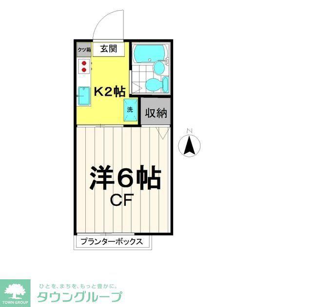 ルミナス吉祥寺(1K/1階)の間取り写真