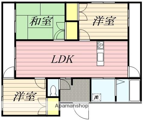 エクセレント神宮(3LDK/3階)の間取り写真