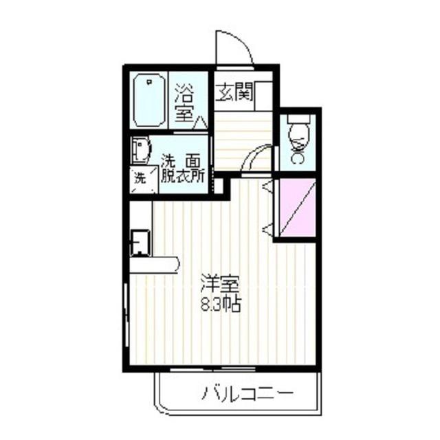 サンヒルズII(ワンルーム/3階)の間取り写真