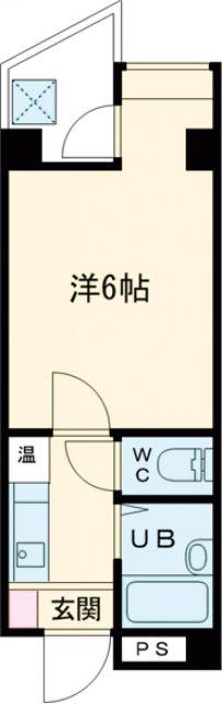 LEーCIELーKOBE(1K/3階)の間取り写真