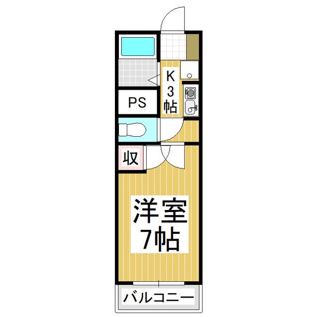 ジョイハウスノムラ(1K/1階)の間取り写真
