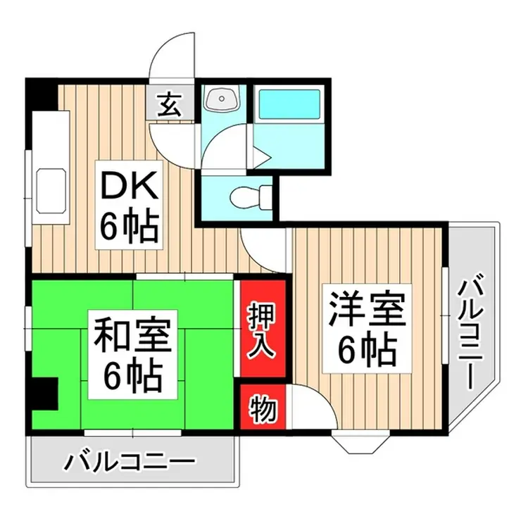 ロイヤル中村橋 2階階 間取り