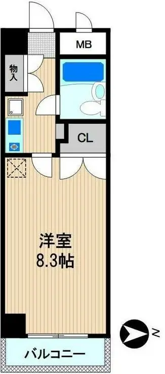 オーベル川崎 2階階 間取り