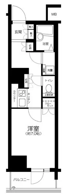 グランスイート日本橋人形町 2階階 間取り