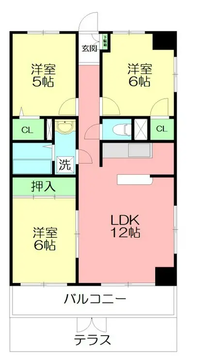 プレエステート長田 1階階 間取り