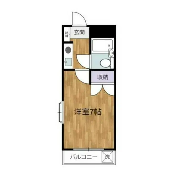 サニーライフ四谷 2階階 間取り