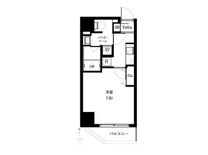 アーバンパーク綾瀬III(1K/7階)の間取り写真