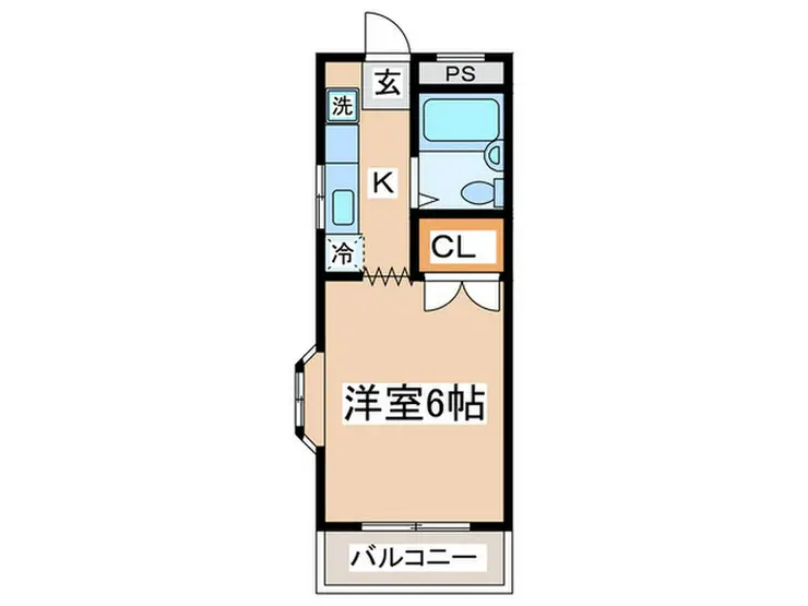 メゾンイースト 1階階 間取り