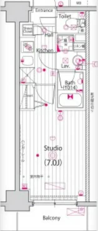 ガーラ・プライム横濱関内 10階階 間取り