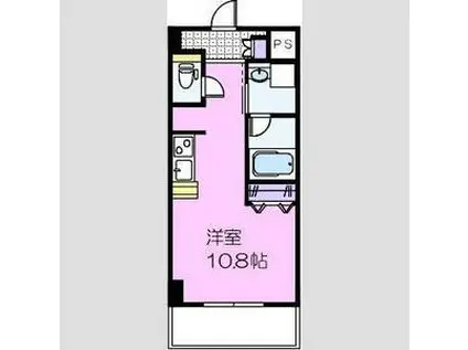 セントフィオーレ神宮(ワンルーム/3階)の間取り写真