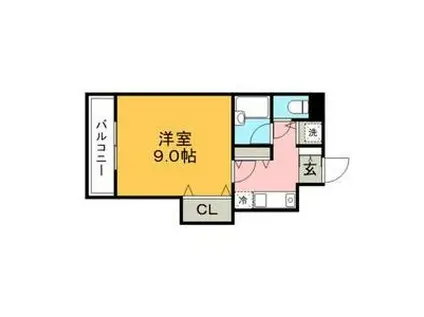 メゾンド・プレミス(1K/5階)の間取り写真