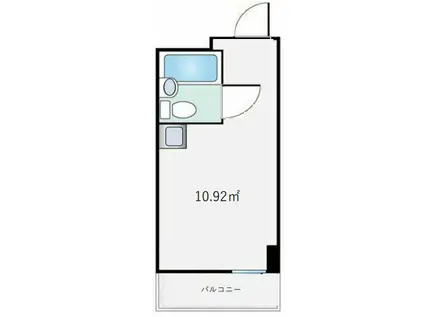 トップルーム品川(ワンルーム/4階)の間取り写真