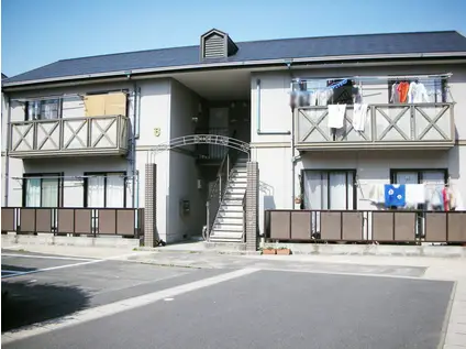 唐津市神田//アパート/3LDK/サンパルジュB棟(3LDK/2階)の外観写真