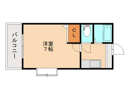 エイジレスライフよしずみ(1K/7階)の間取り写真